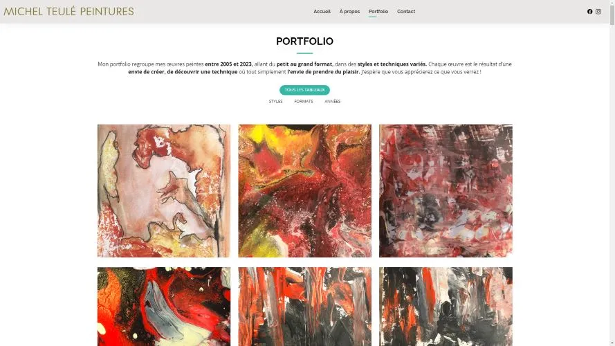 Michel Teulé Peintures